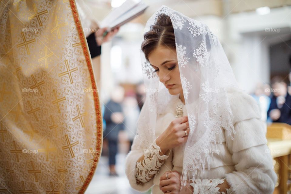 wedding in the church