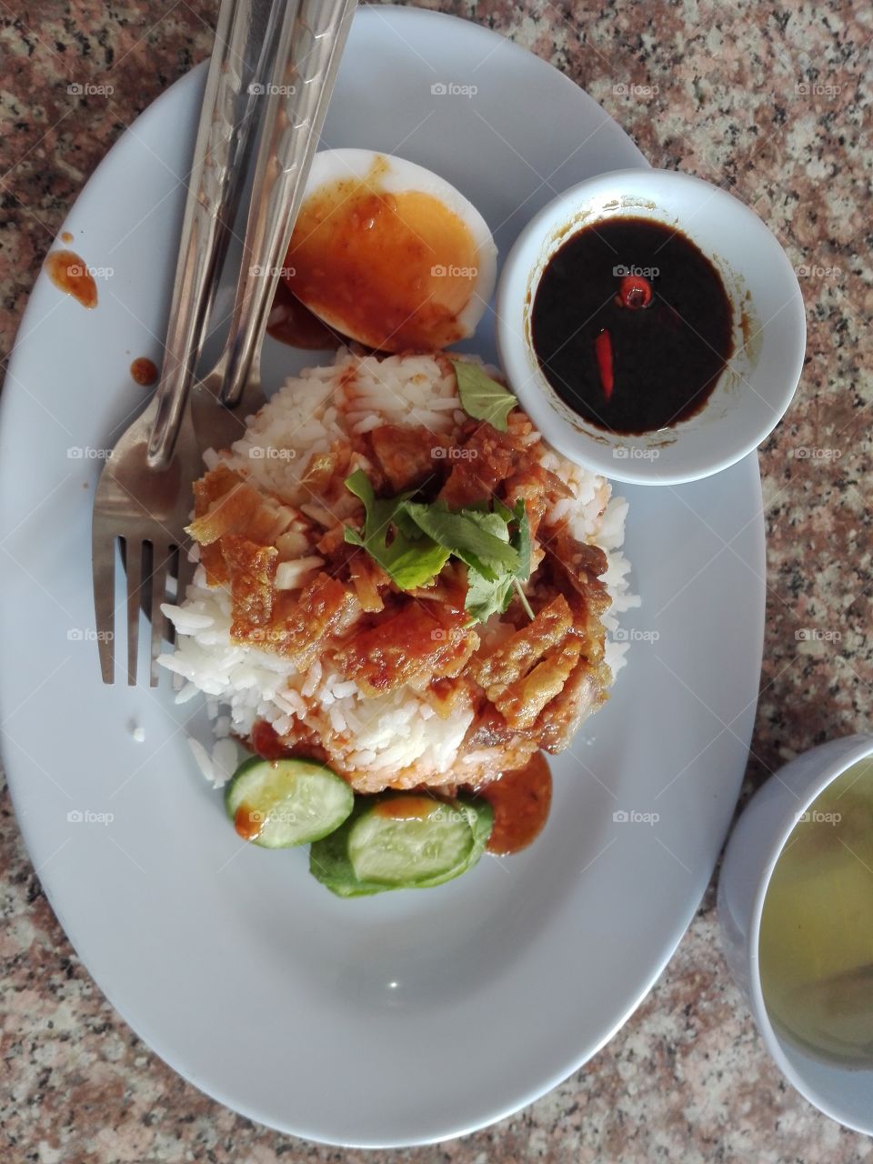 lunch thai food