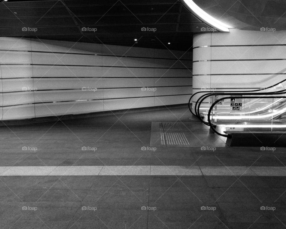 Urban space - elevator exit