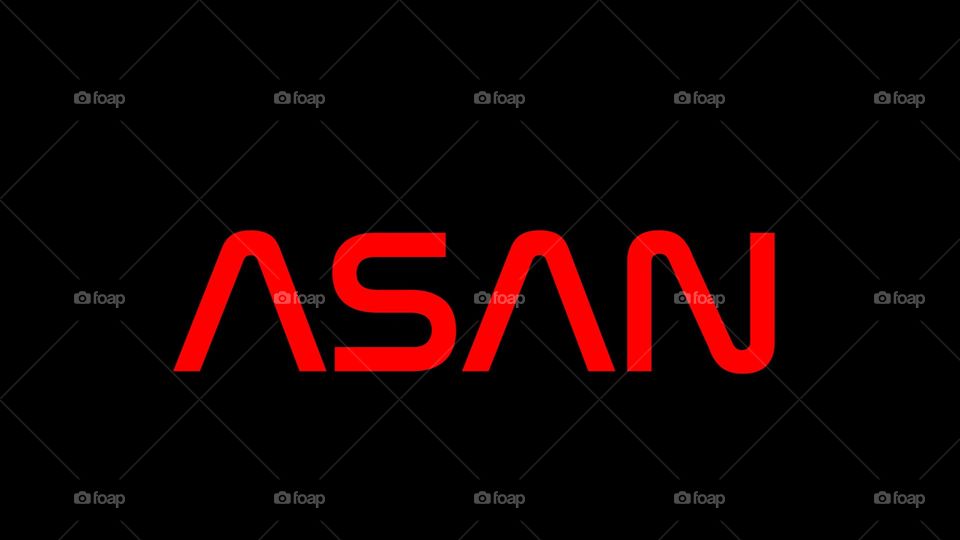 Letter logo with red letters. vector illustration