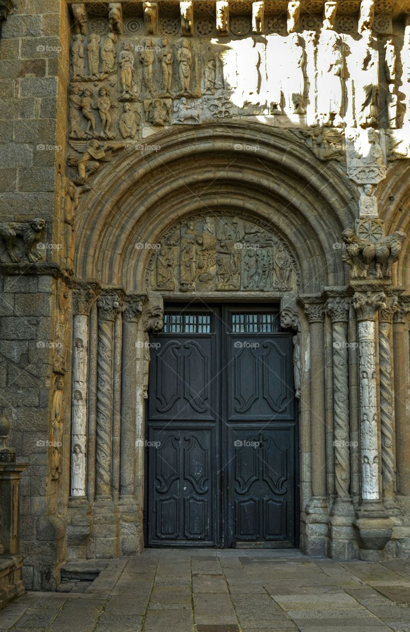 Puerta de Platerías, Santiago de Compostela Cathedral.