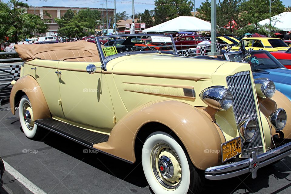 1932 Packard. Hot August Nites. Reno NV 2014 