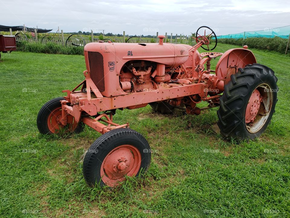 Vintage tractor trailer