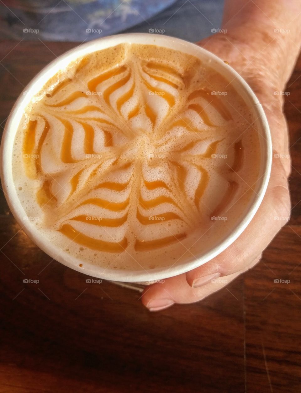 Double carmel latte lotus