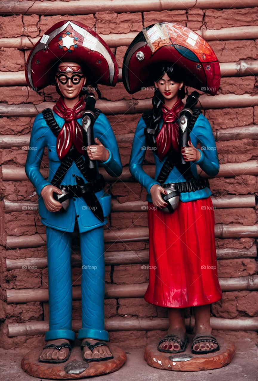 typical sculptures from northeastern Brazil