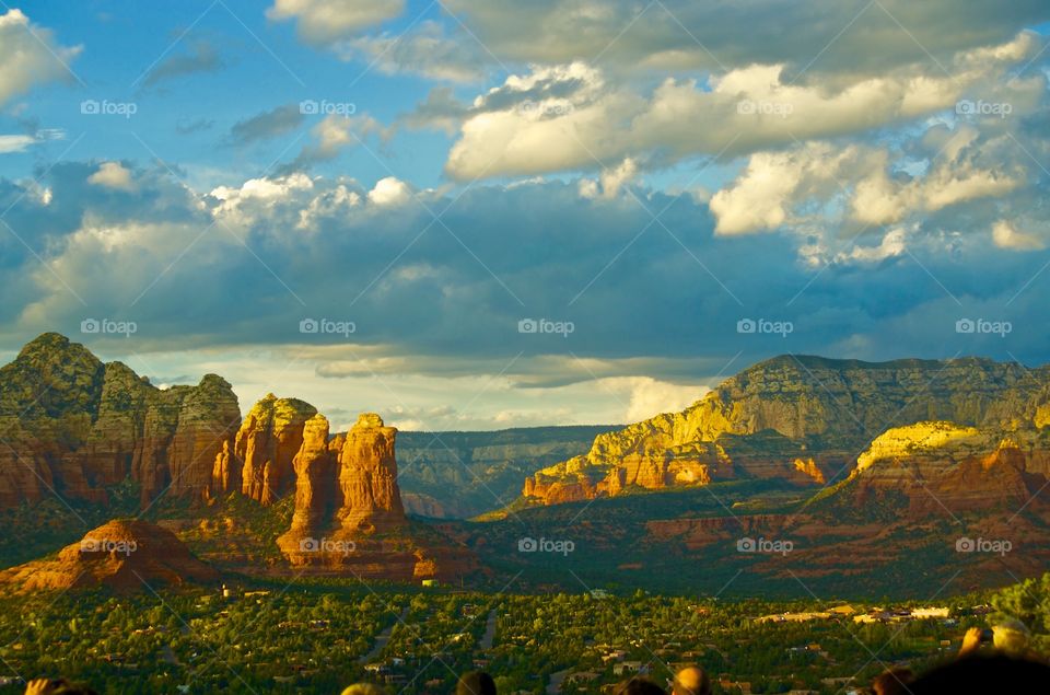 Scenic view of mountain in Arizona