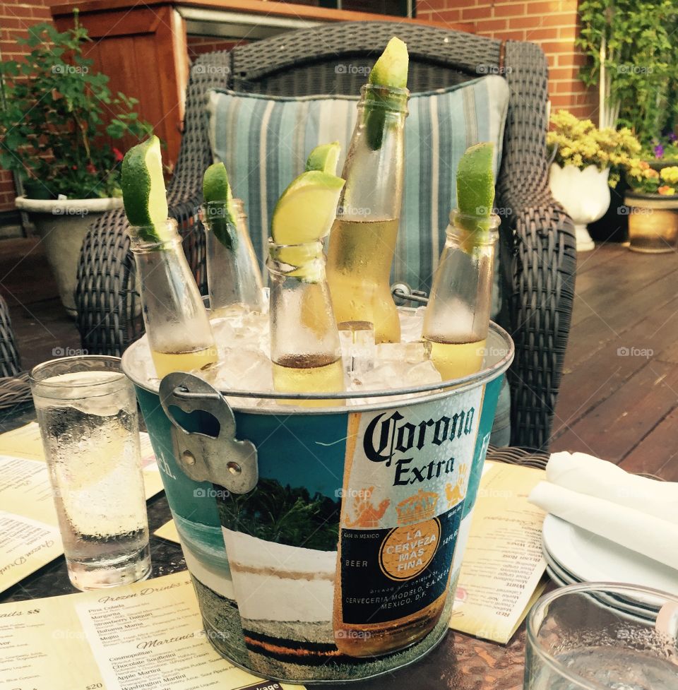 Refreshing Corona Beer
