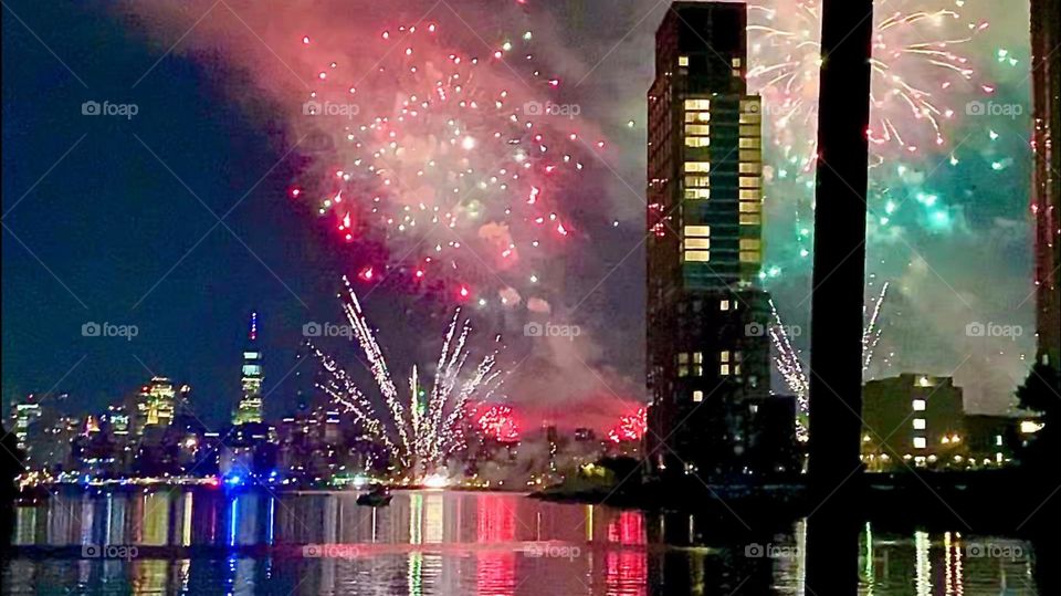 The closer we zoom in on the camera the more we can imagine what it would feel like to be right inmidst the action aboard one of the boats launching the rockets for the fireworks up into the air. 2022. Hypnotic Productions