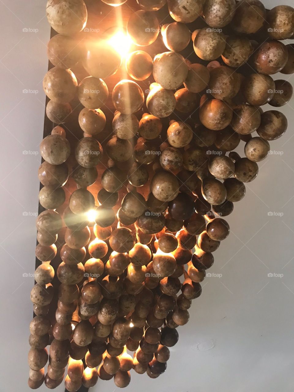 Light fixture of gourds