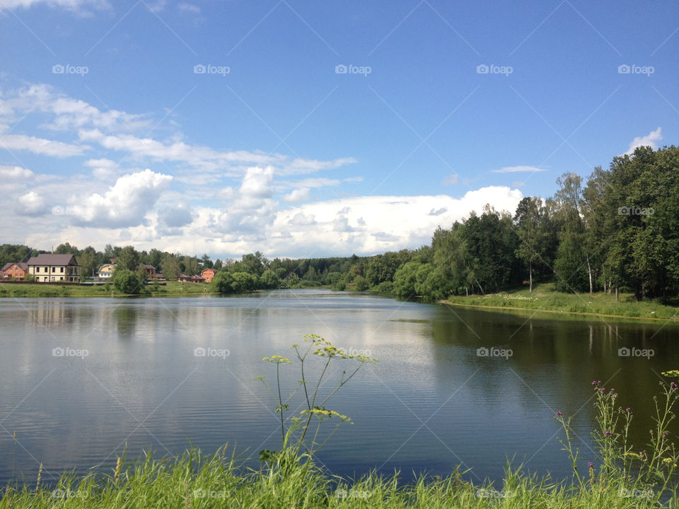 landscape sky green nature by penguincody