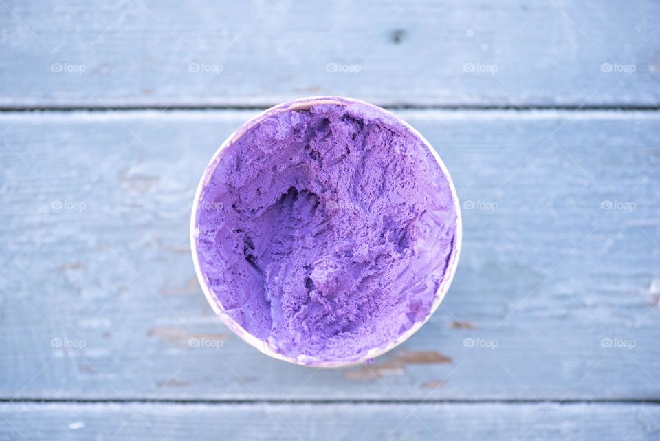 Best example of purple? Purple yam (ube) ice cream!