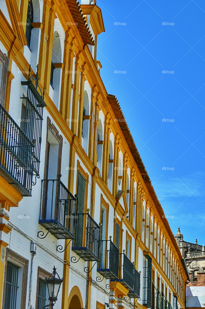 Windows in Sevilla, Spain.