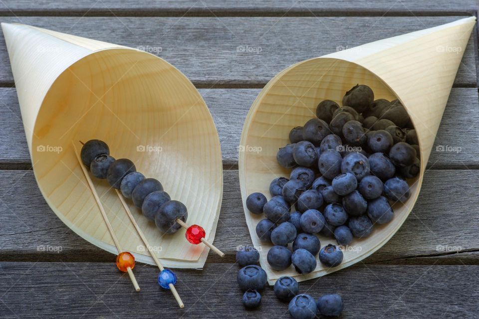 blueberries, ready to eat