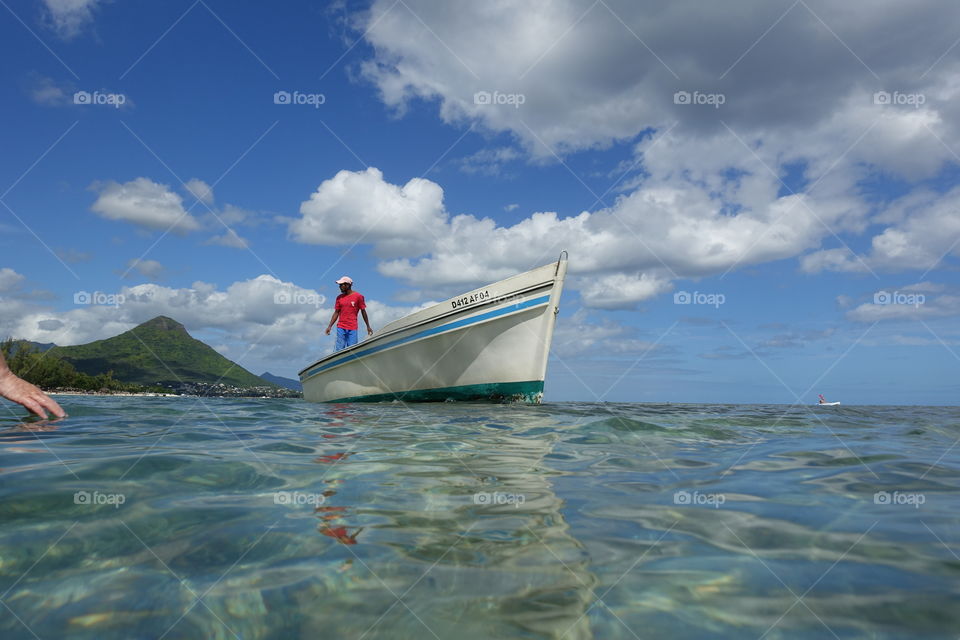 Boating in the Indian Ocean