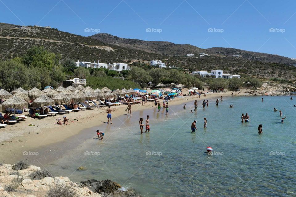 Paros beach Greece
