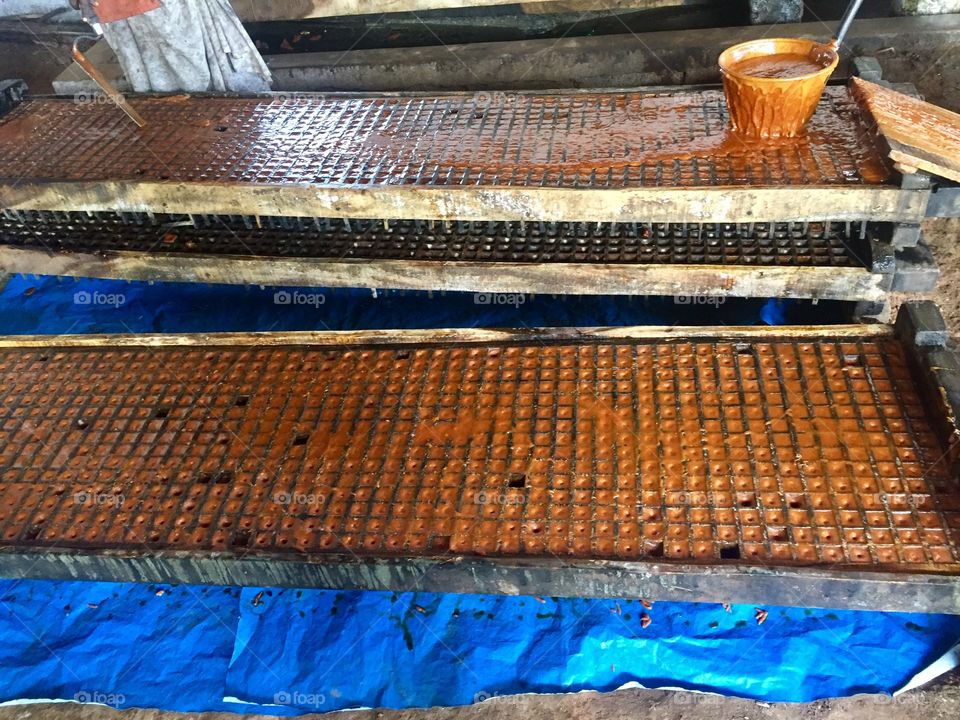 Making Jaggary in Coimbatore, India