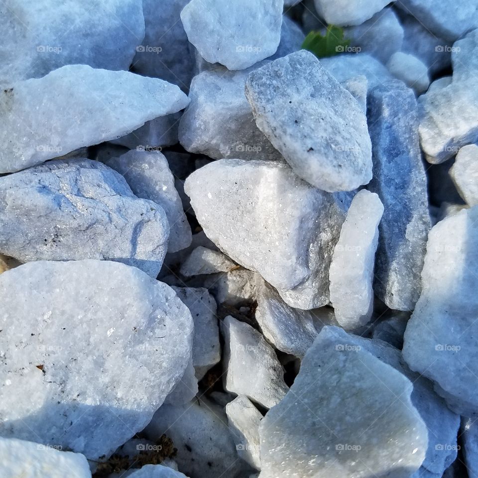 Full frame of stones