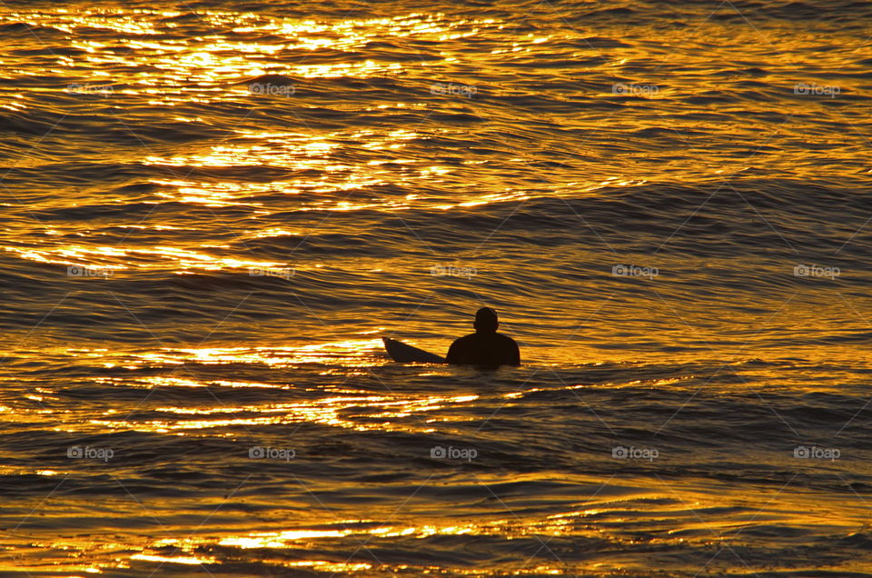 Surfing till sunset
