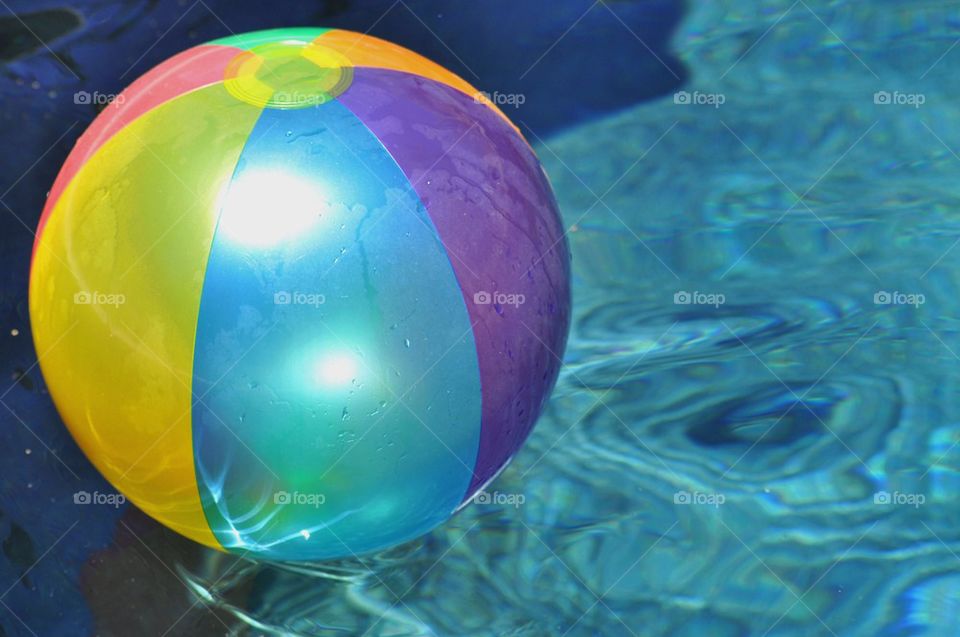 Colorful beach ball