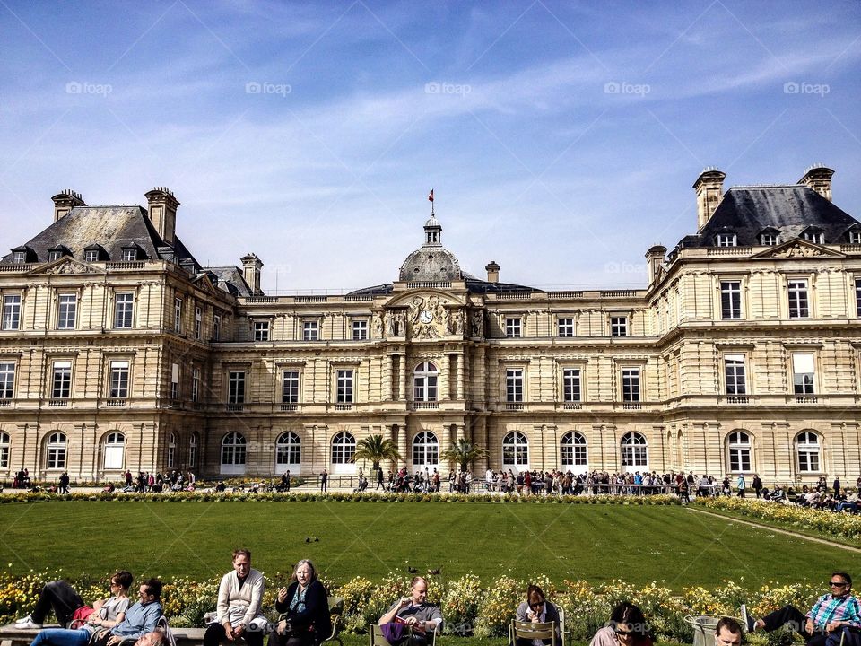 Palacio de Luxemburgo. Palacio del Luxemburgo (Paris - France)