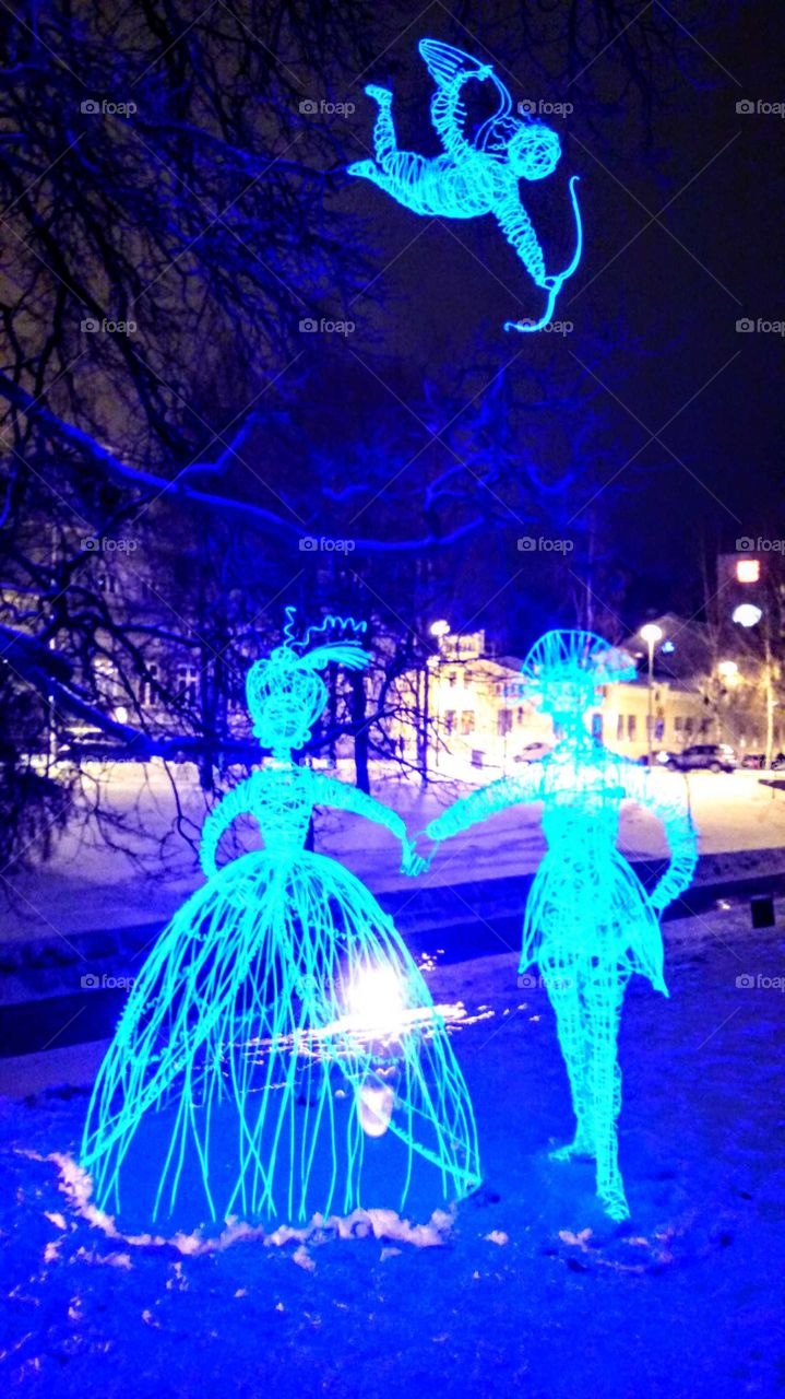 Lumo Light Festival in Oulu, Finland