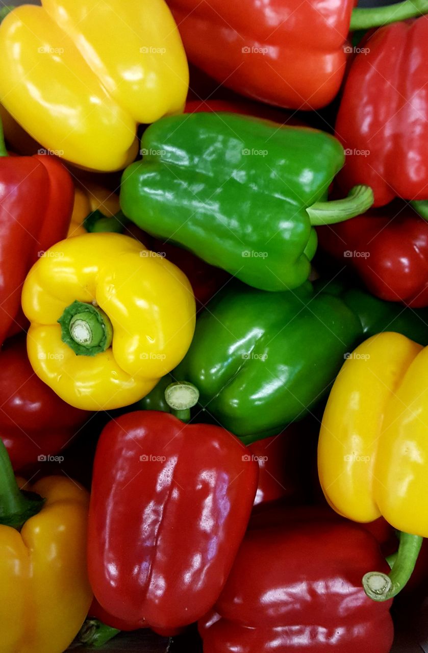 Close-up of bell peppers