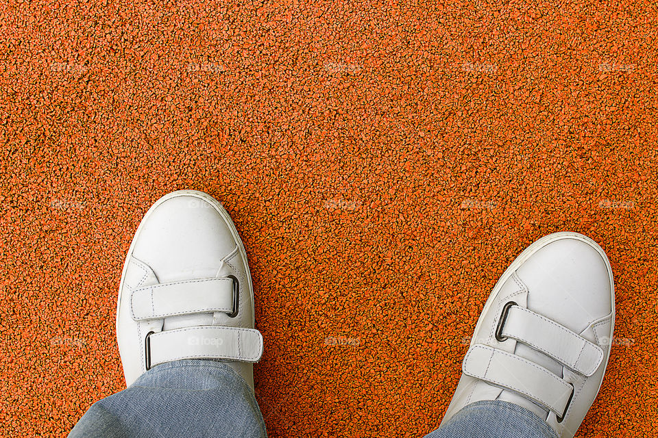From where I stand ... orange