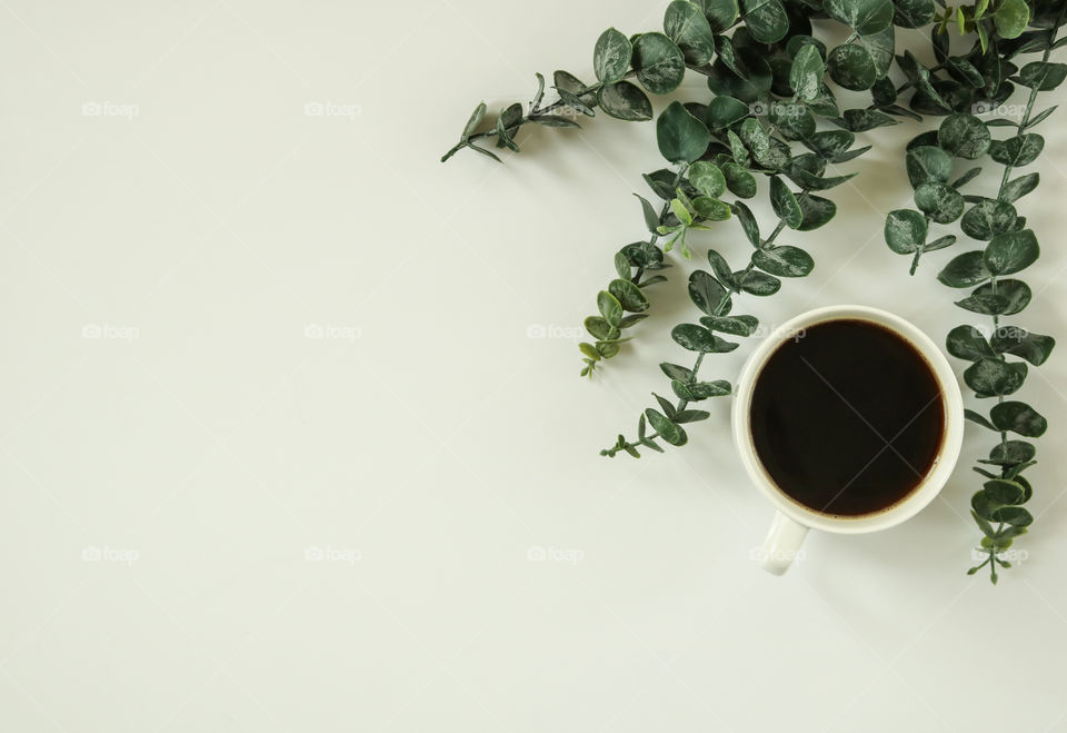 Minimal Coffee Flatlay