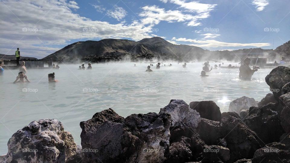 Blue Lagoon in Reykjavik, Iceland