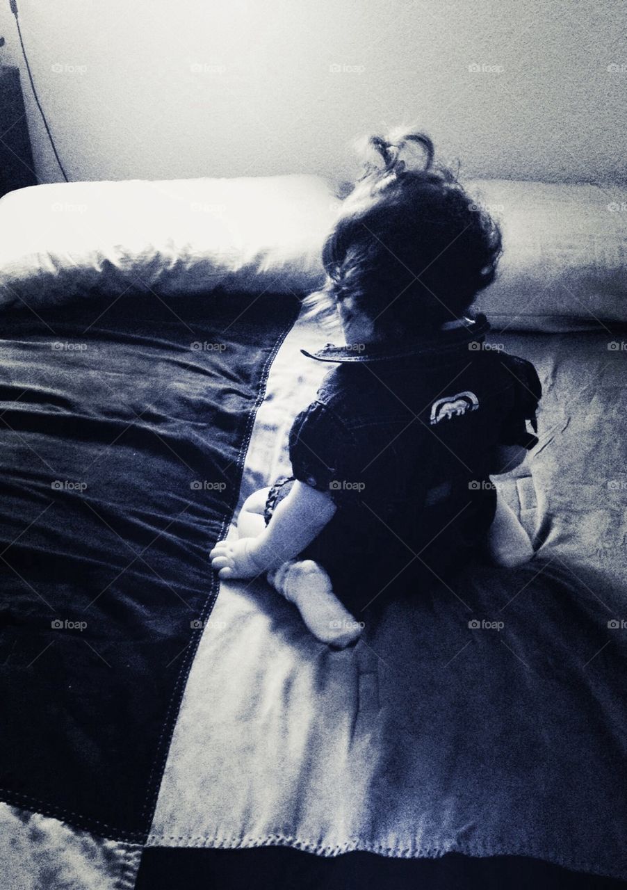 Daddy is not home yet"(