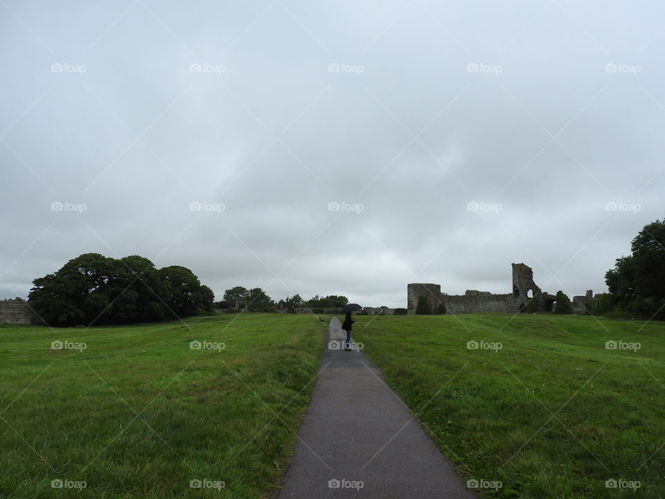 Camino hacia el castillo
