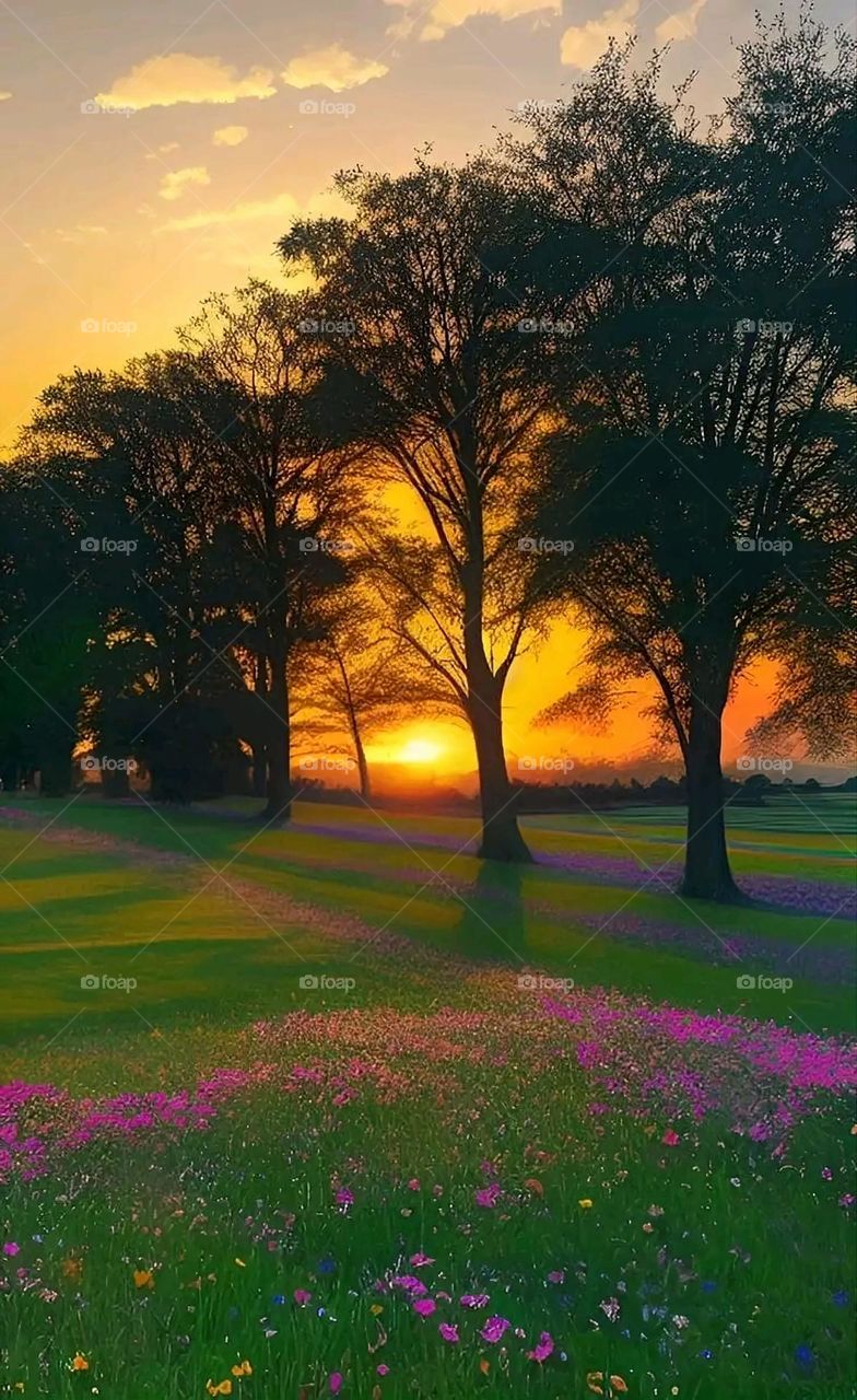 A very beautiful picture, and there is no better picture than it. There is no better picture of green herbs and colorful, red and white roses than it. Glory be to God, the natural and picturesque view, and there is no more wonderful picture than it.