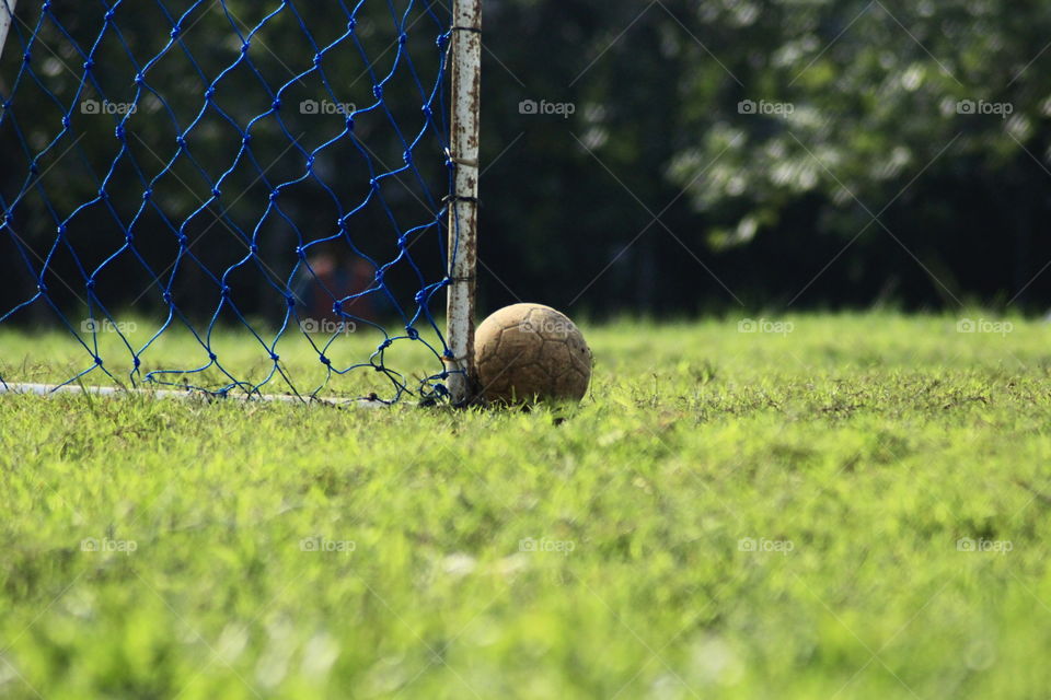 Ball on the Goal