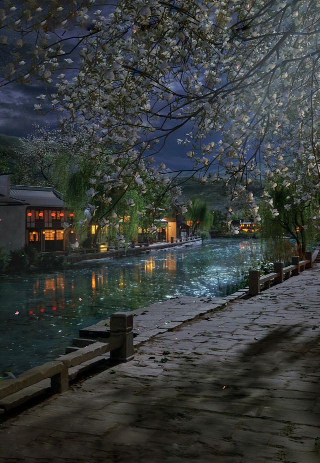 Winter night photos of homes…
