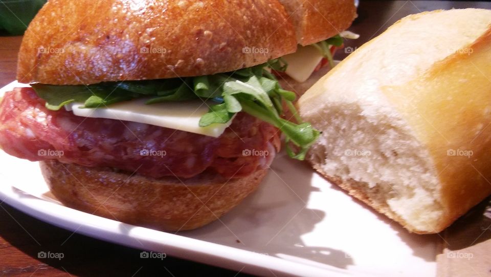 Italian Sandwich on Sour Dough