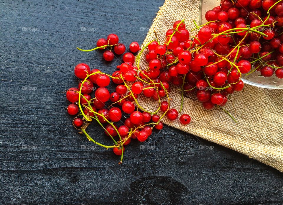 Red berries. Ingredients