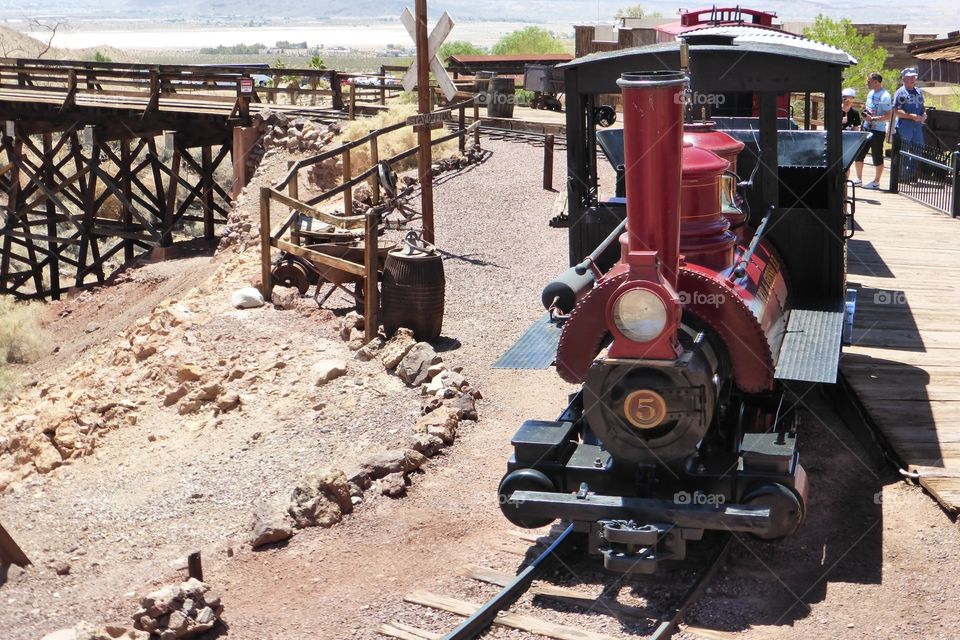 Coal train. Coal train at Calico ghost town