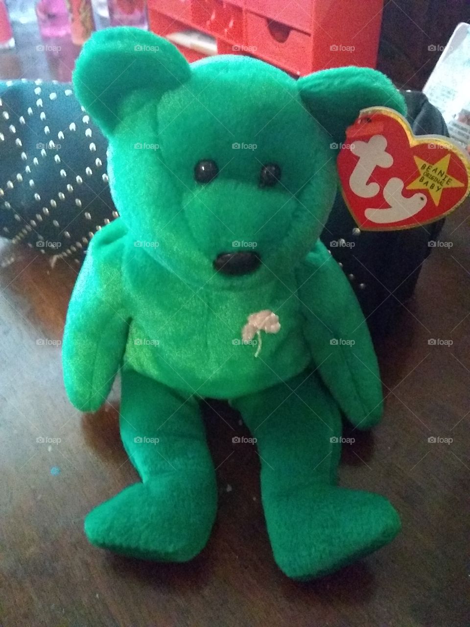 collector, cute , green,lucky bear ,Erin