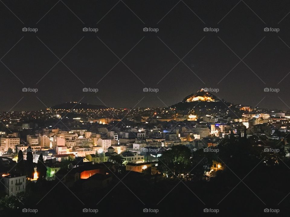 Athens by night 