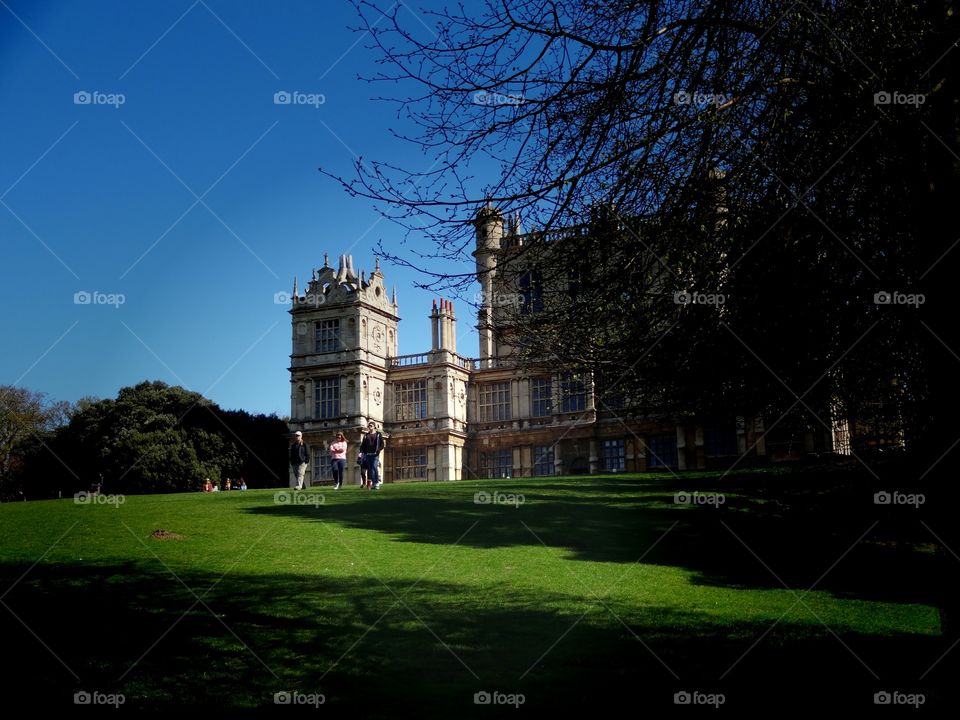 Castle . walk in the Wollaton Park