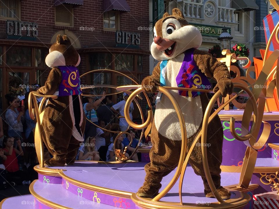 Characters on Parade