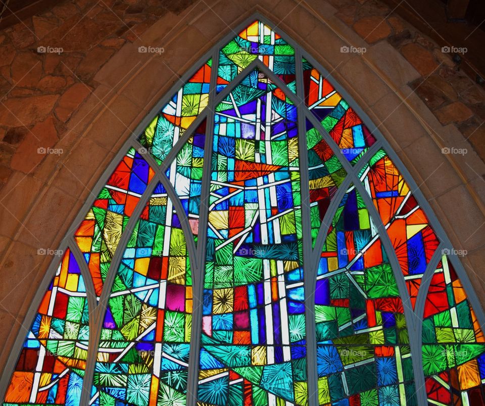 Stained glass window