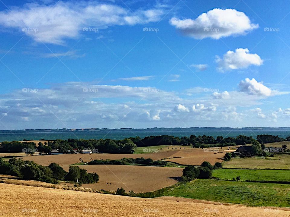 Beautiful landscape over the fields! 