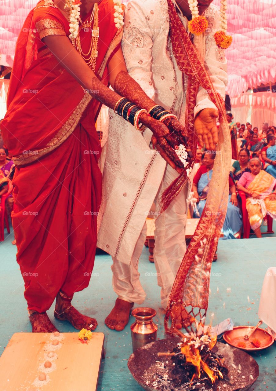 Marriage traditional ceremony in India