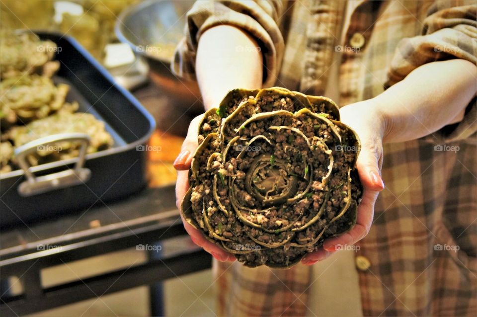 Stuffed Artichoke 