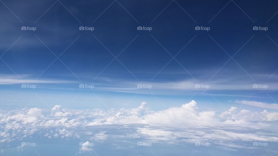 Take pictures from the plane