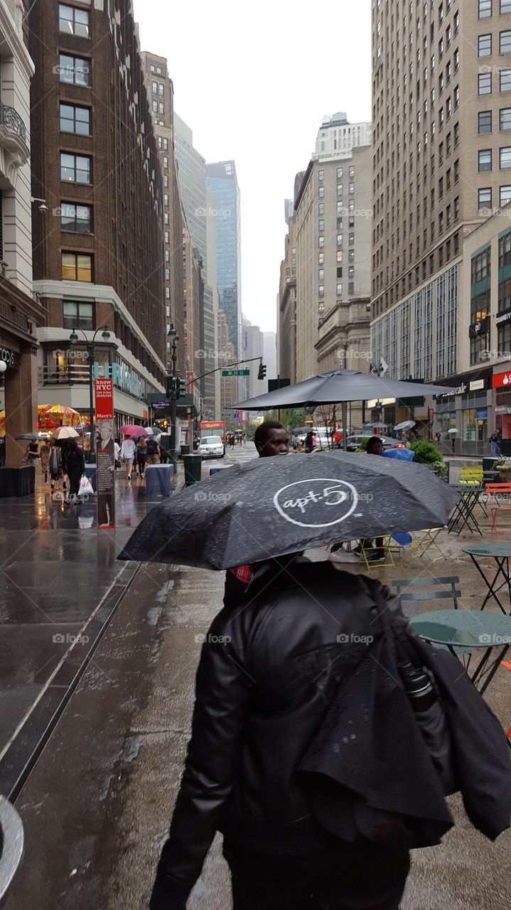 New York in the Rain