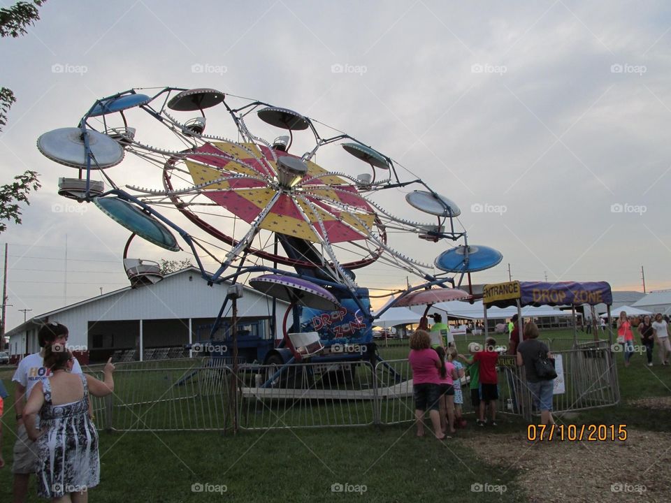 Fair carnival ride