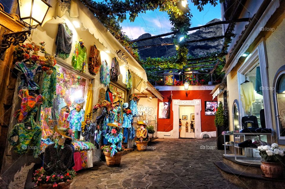streets of Positano