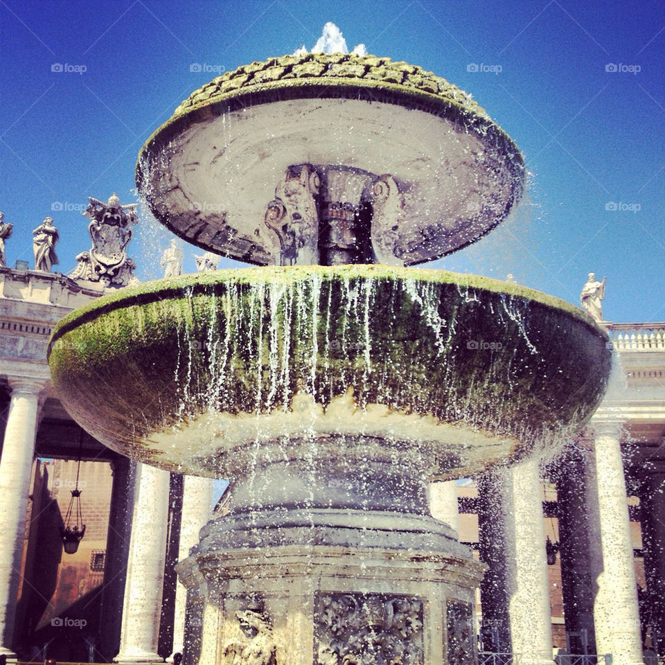 water fountain vatican by super_julz
